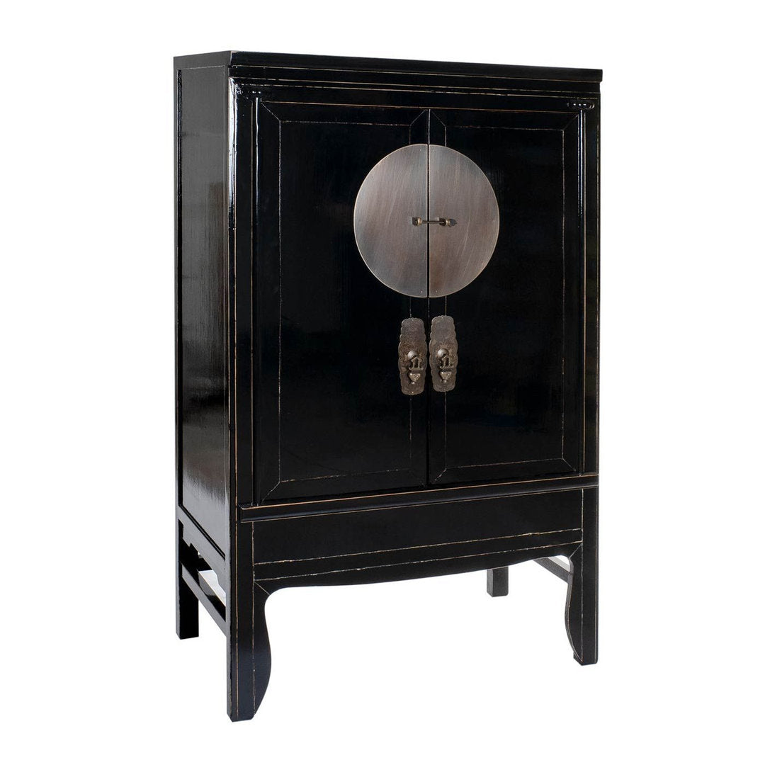 Armadio cinese nero legno