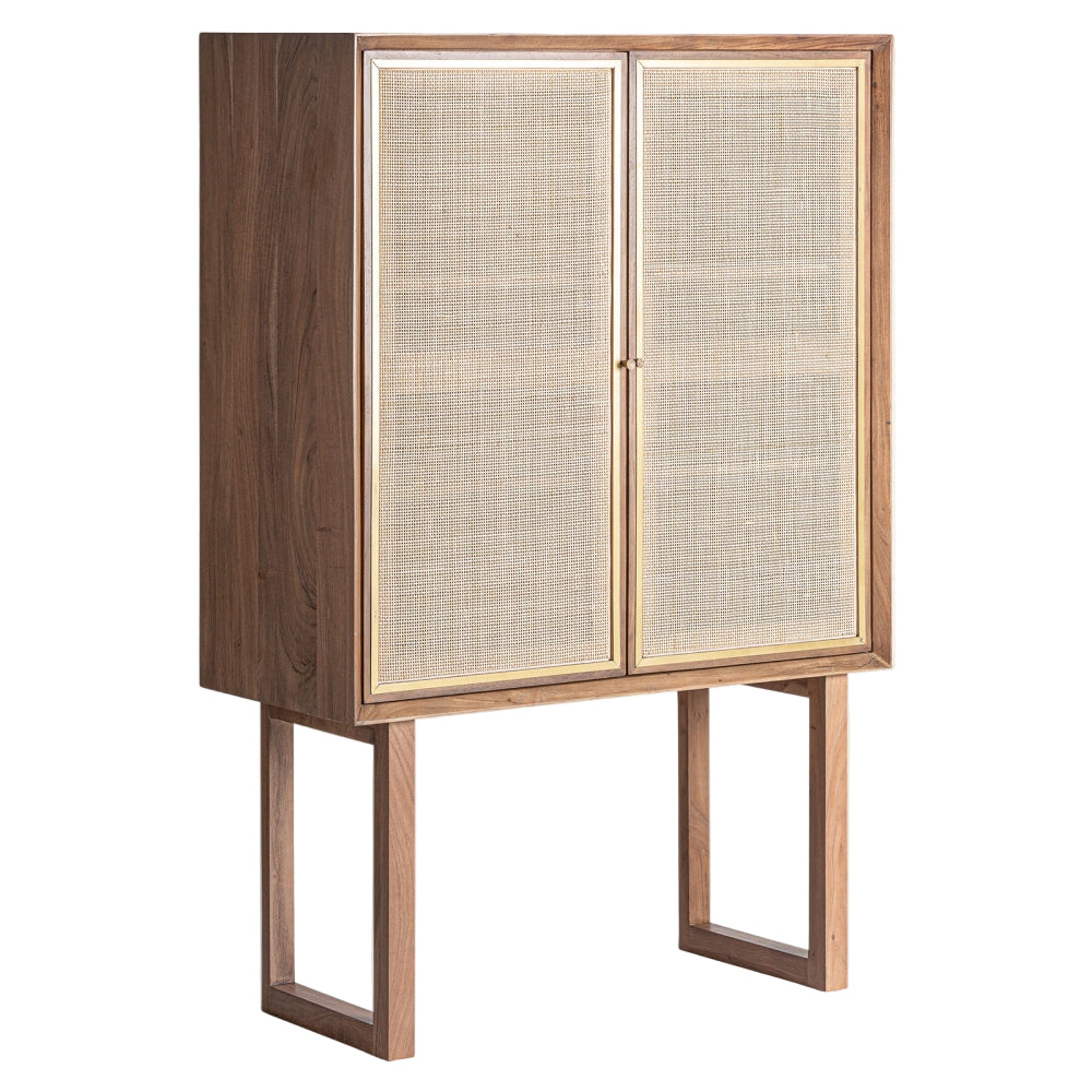 Interno armadio nordico con ripiani regolabili legno massello