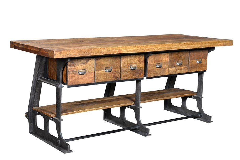 Bancone legno massello