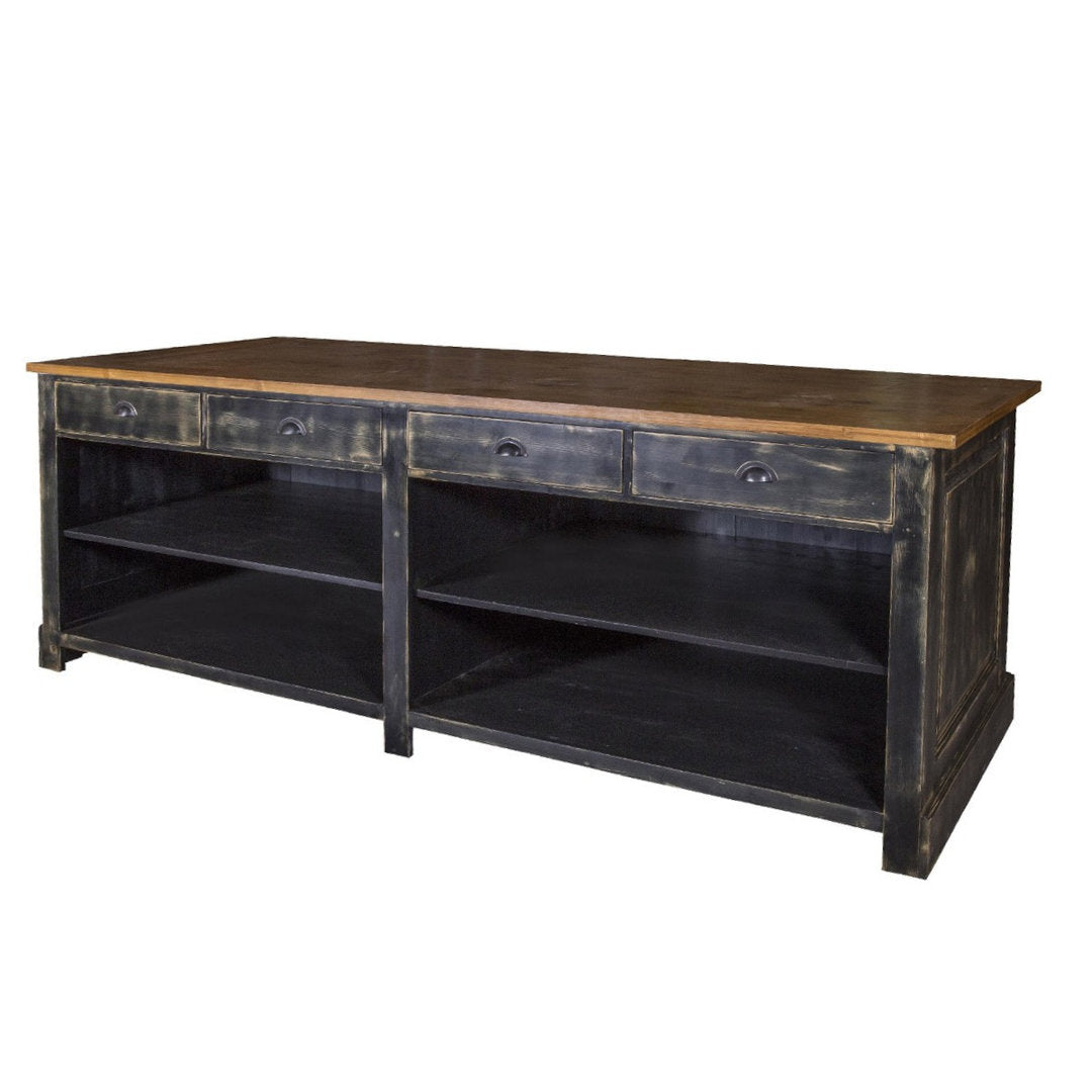 Banco vendita vintage legno anticato