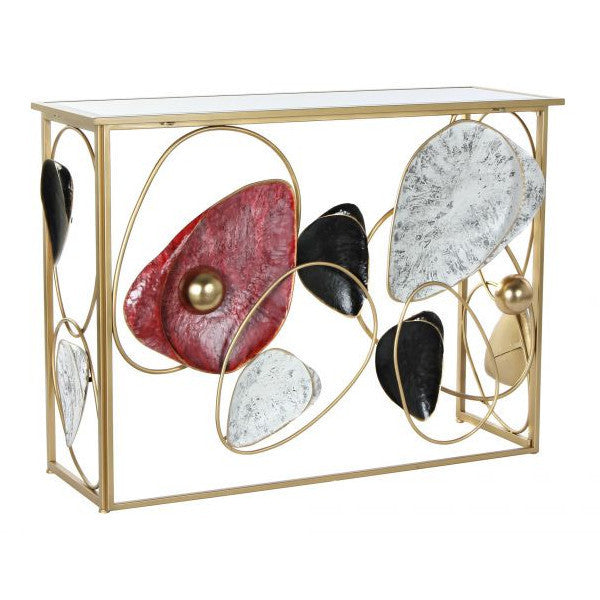 Consolle Art decò dorata