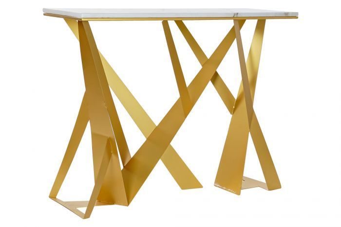 Consolle Art decò living oro