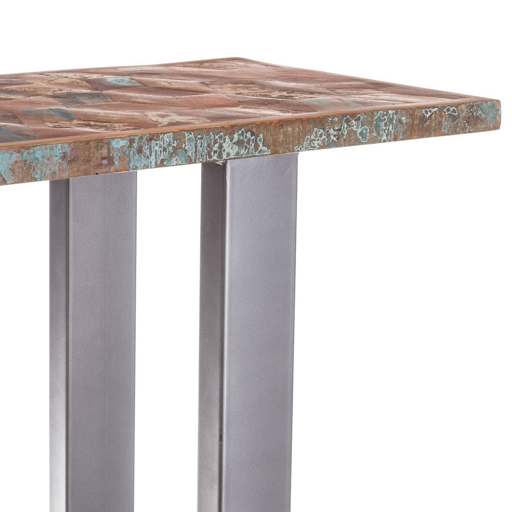 Consolle etnica legno e ferro