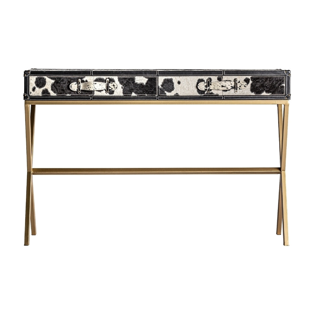 Consolle stile nordico pelle