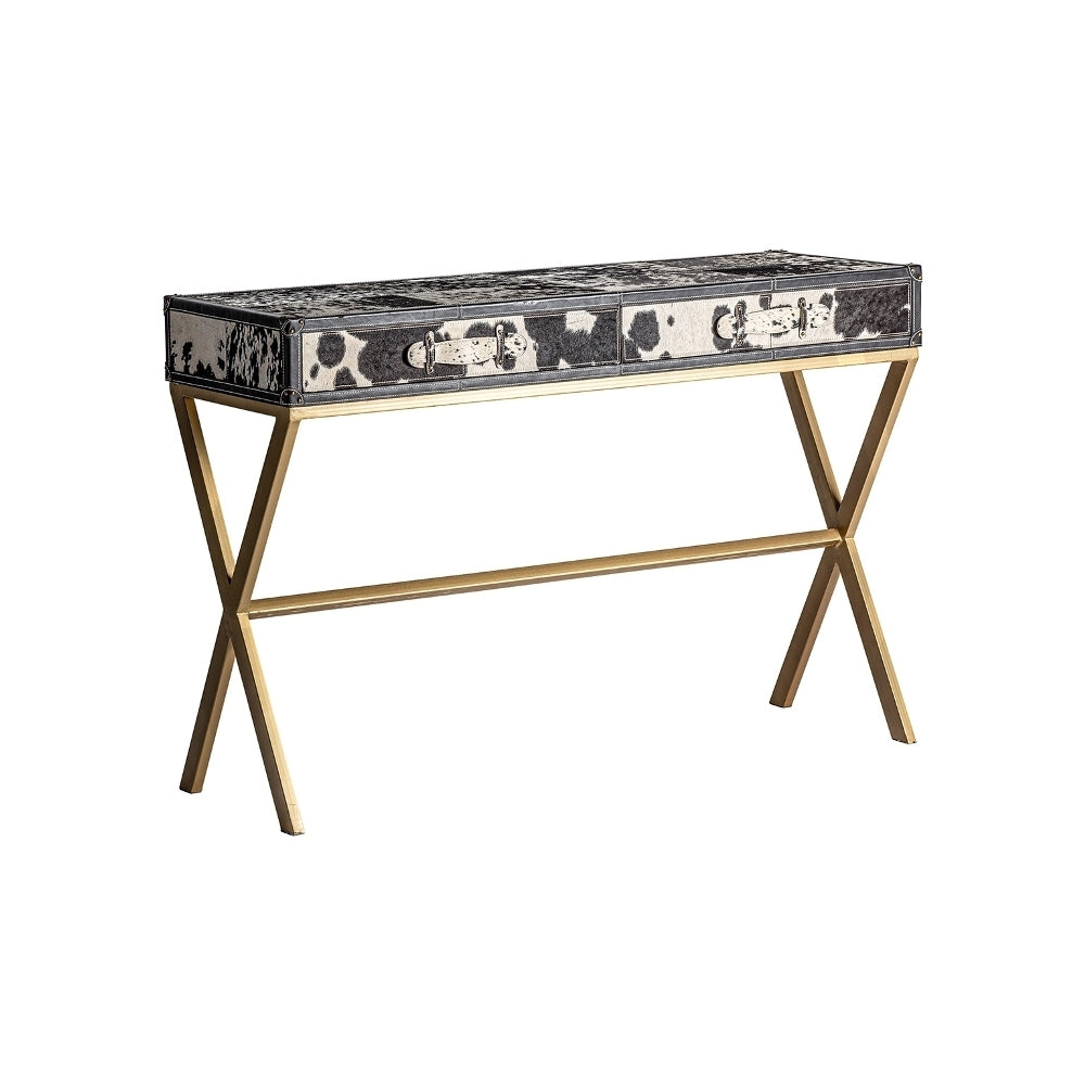 Consolle stile nordico pelle