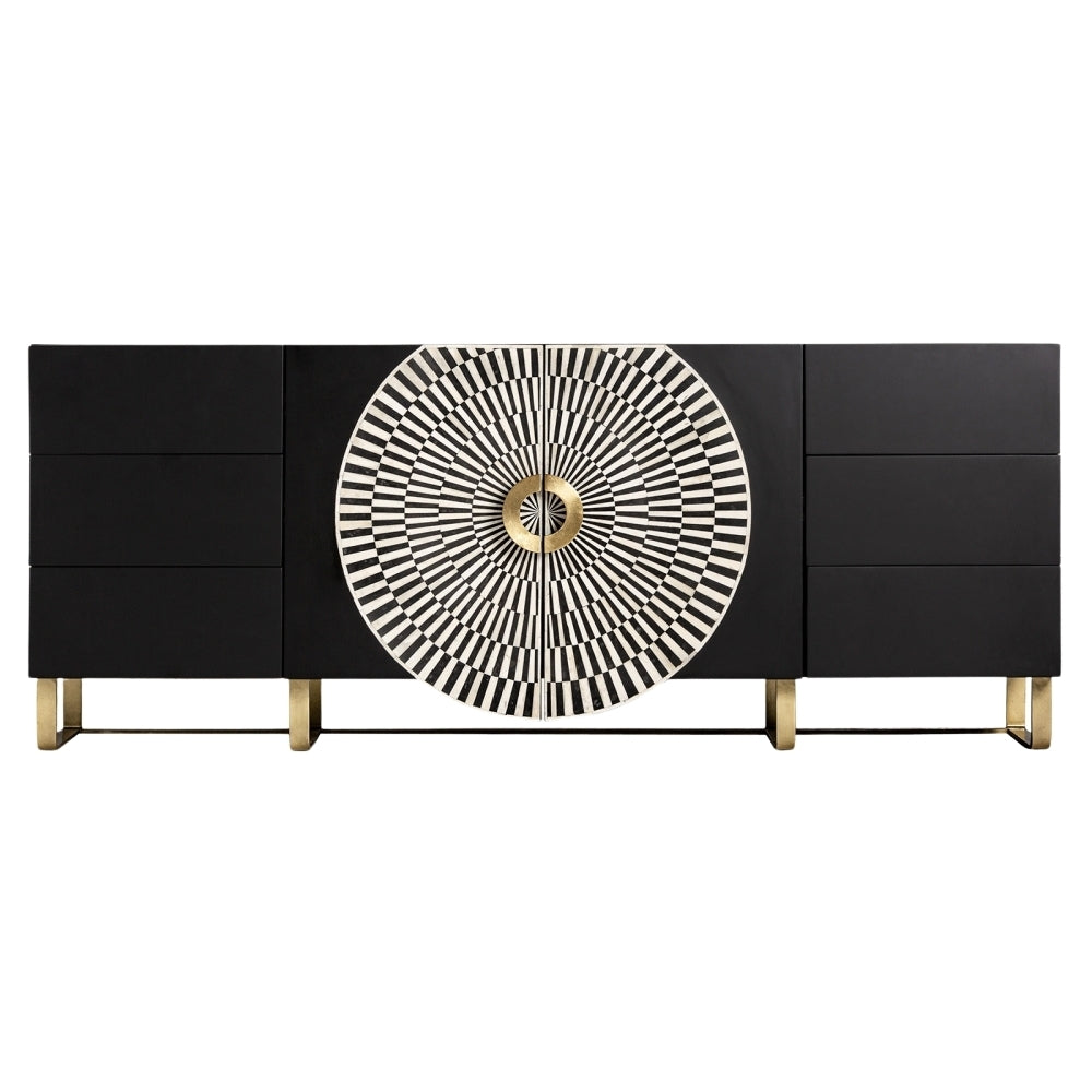 Credenza lusso ferro osso