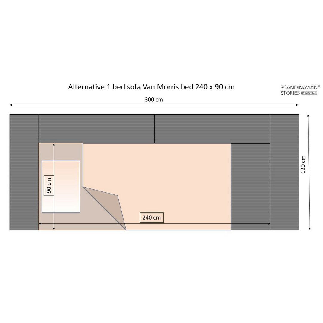 Divano letto Van Morris 4 posti
