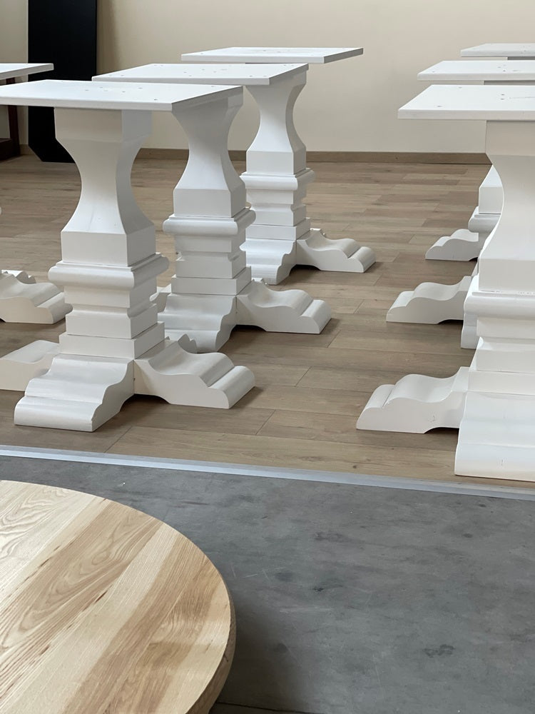 Tavolo tondo allungabile shabby