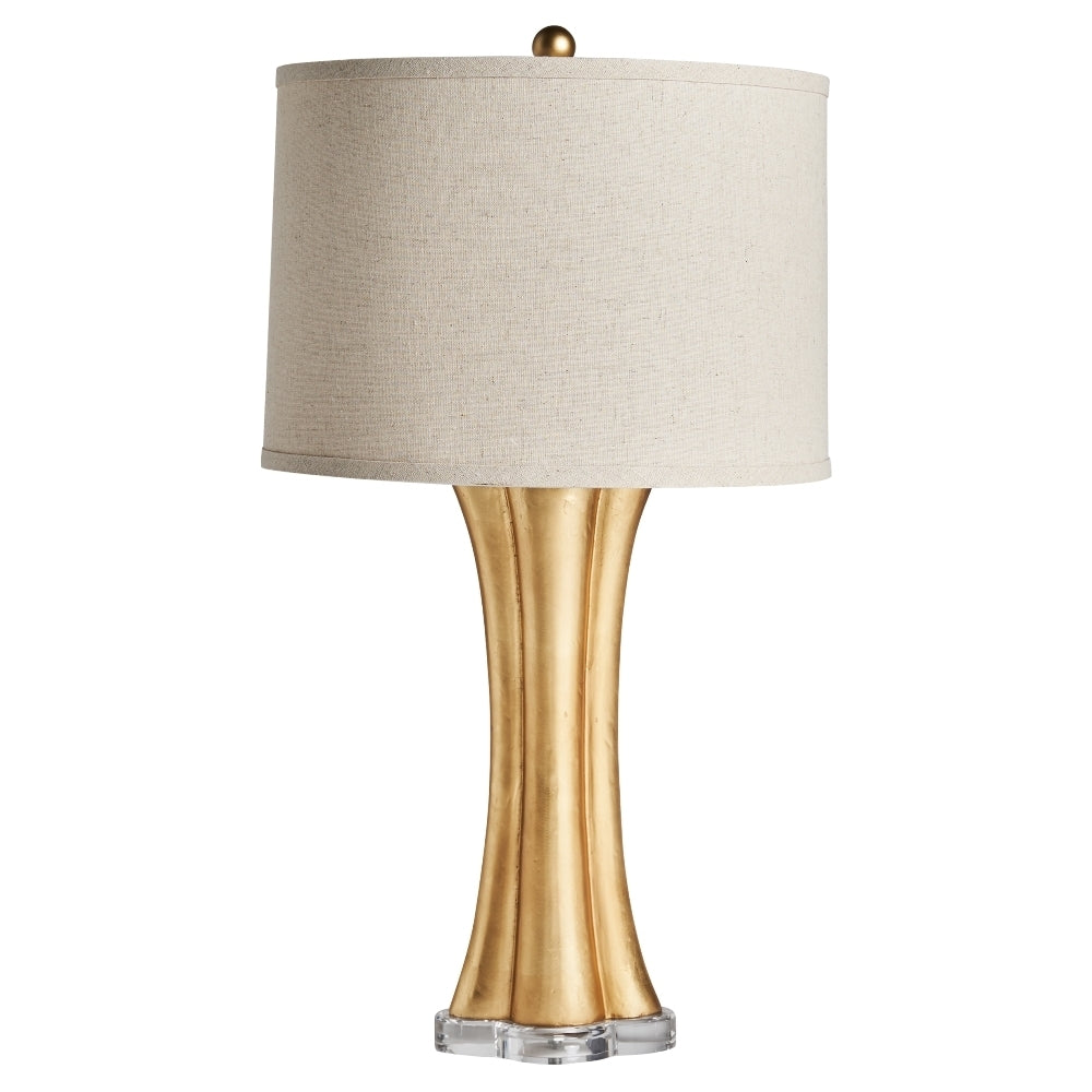 Lampada da tavolo chic oro