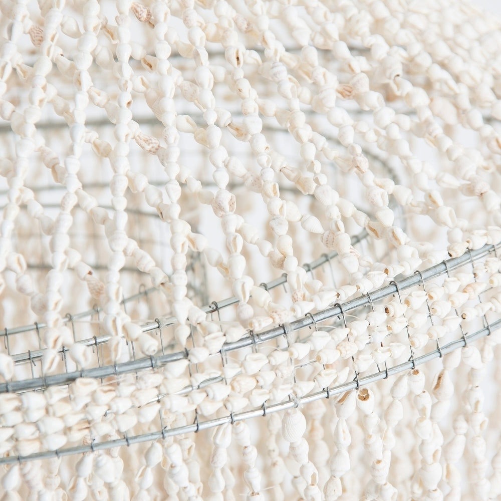 Lampadario Art decò bianco