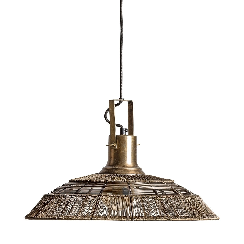 Lampadario vintage chic dorato