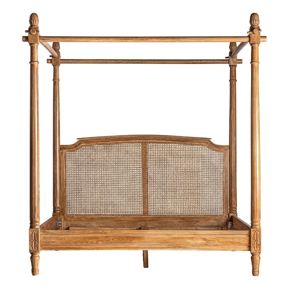 Letto matrimoniale baldacchino provenzale