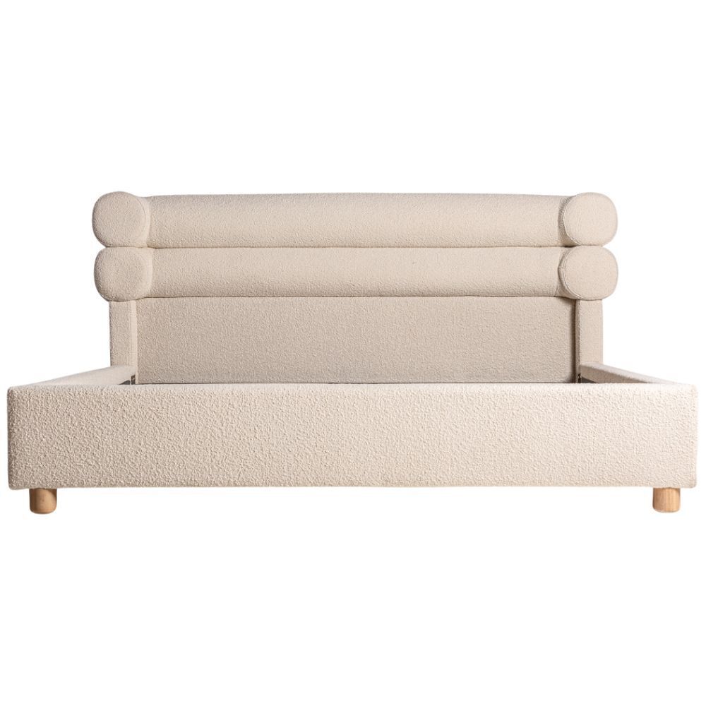 Letto matrimoniale bouclè chic