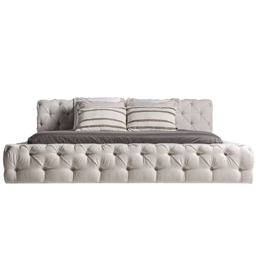 Letto matrimoniale design chic