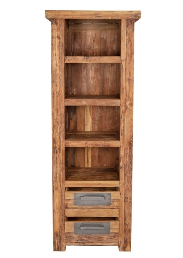 Libreria etnica in teak