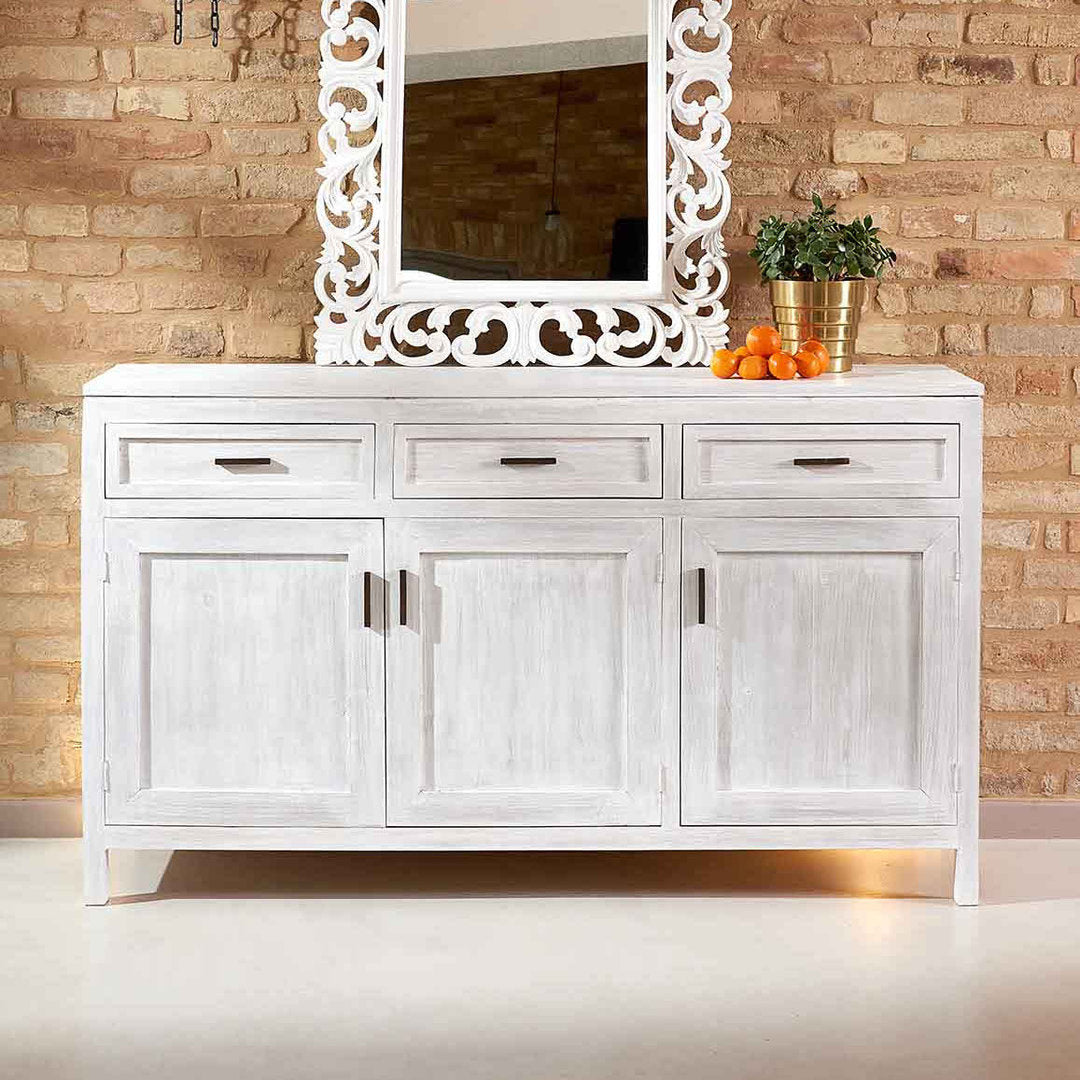 Madia country teak sbiancato