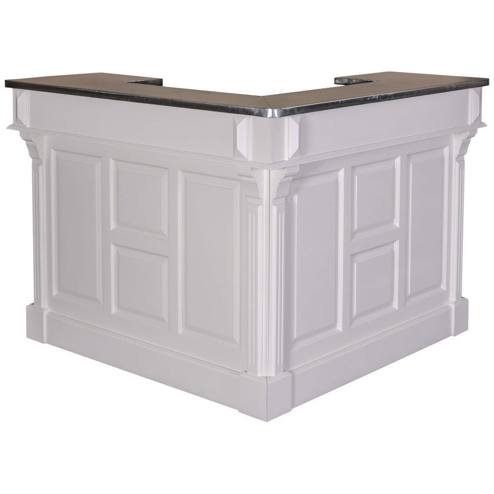 Bancone Bar Pub Bistrot Bianco shabby chic