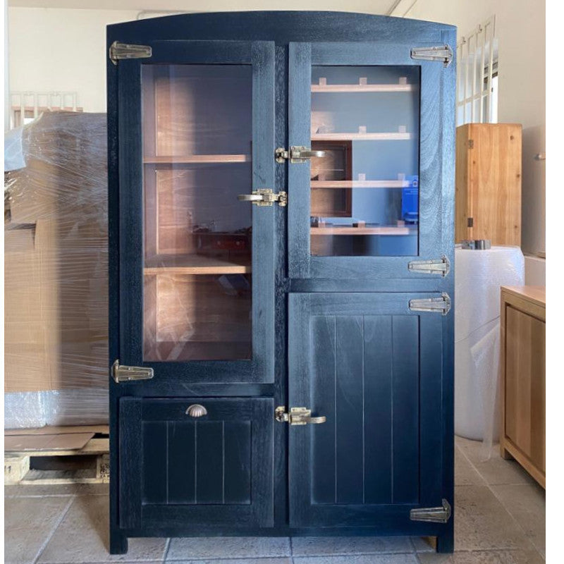 Mobile bar bistrot nero shabby chic