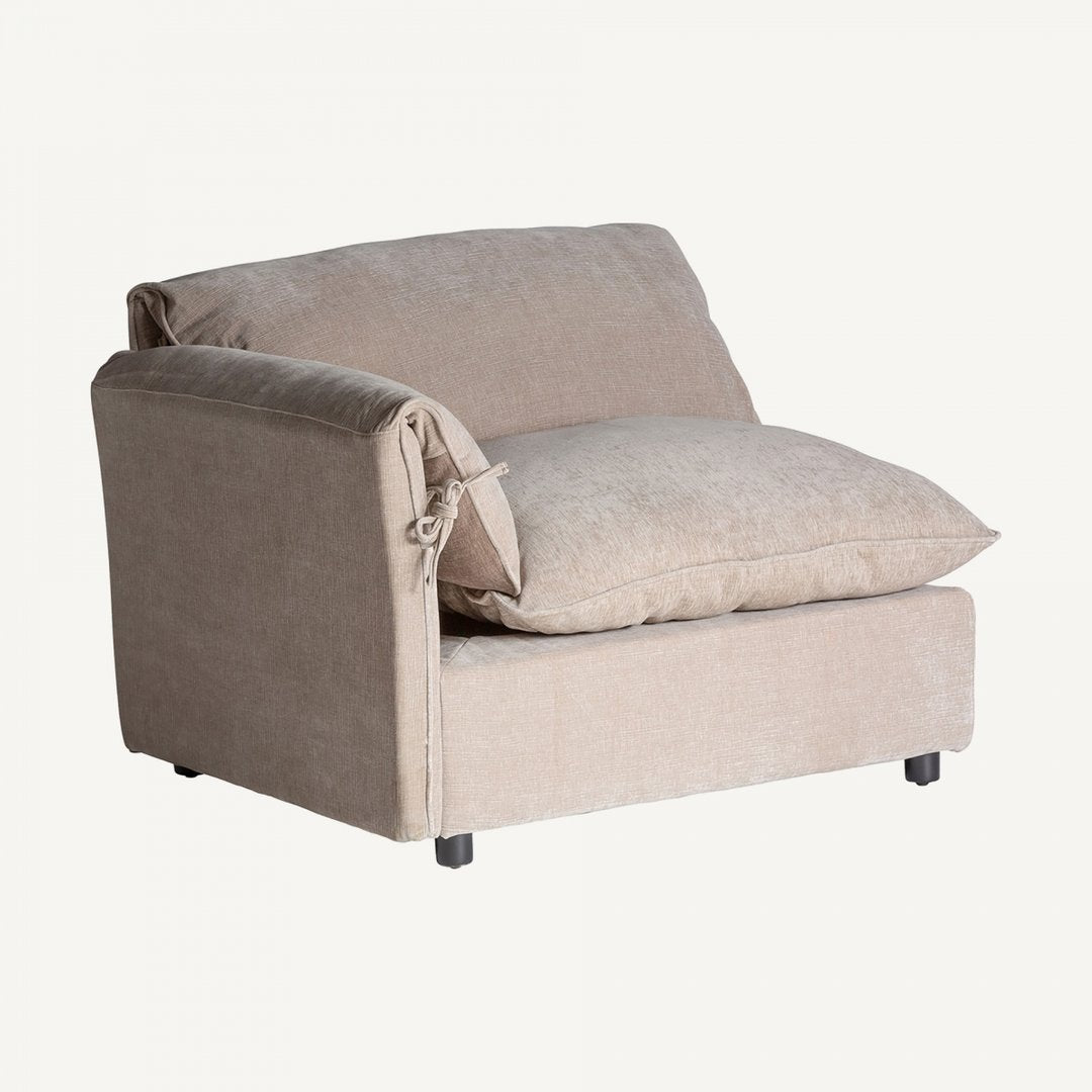 Modulo sofà coloniale grigio chiaro