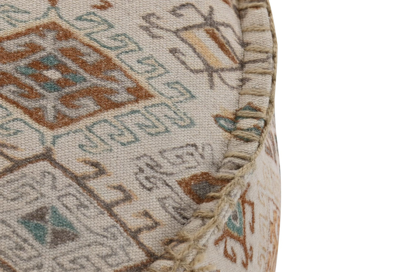 Cuscino pouff rotondo boho chic