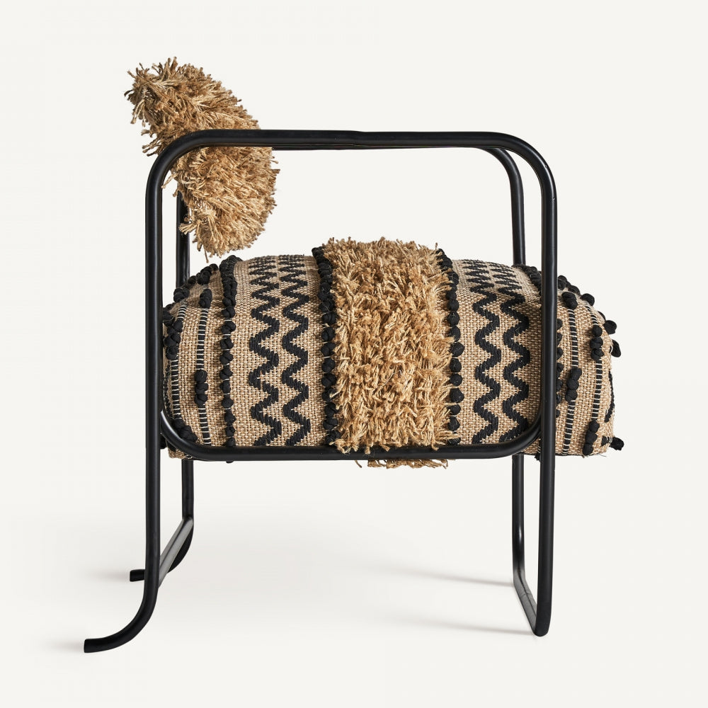 Poltrona design vintage kilim