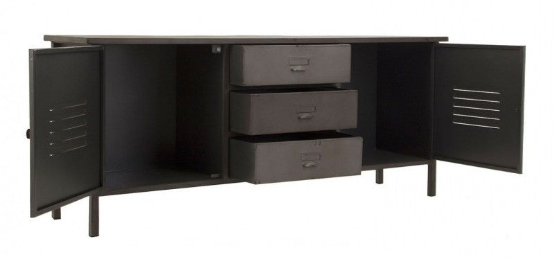 Porta tv vintage nero