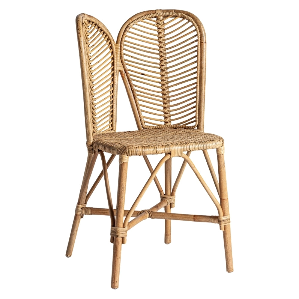 Sedia rattan stile déco