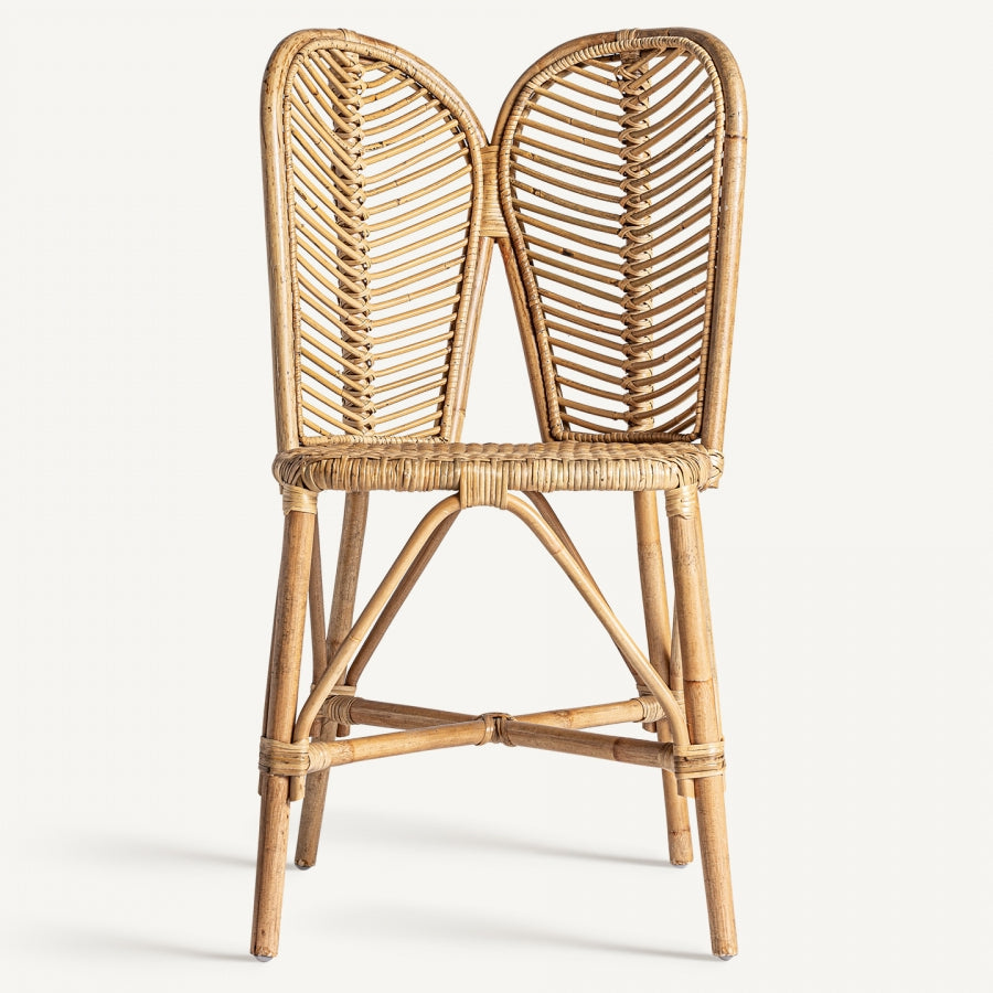 Sedia rattan stile déco