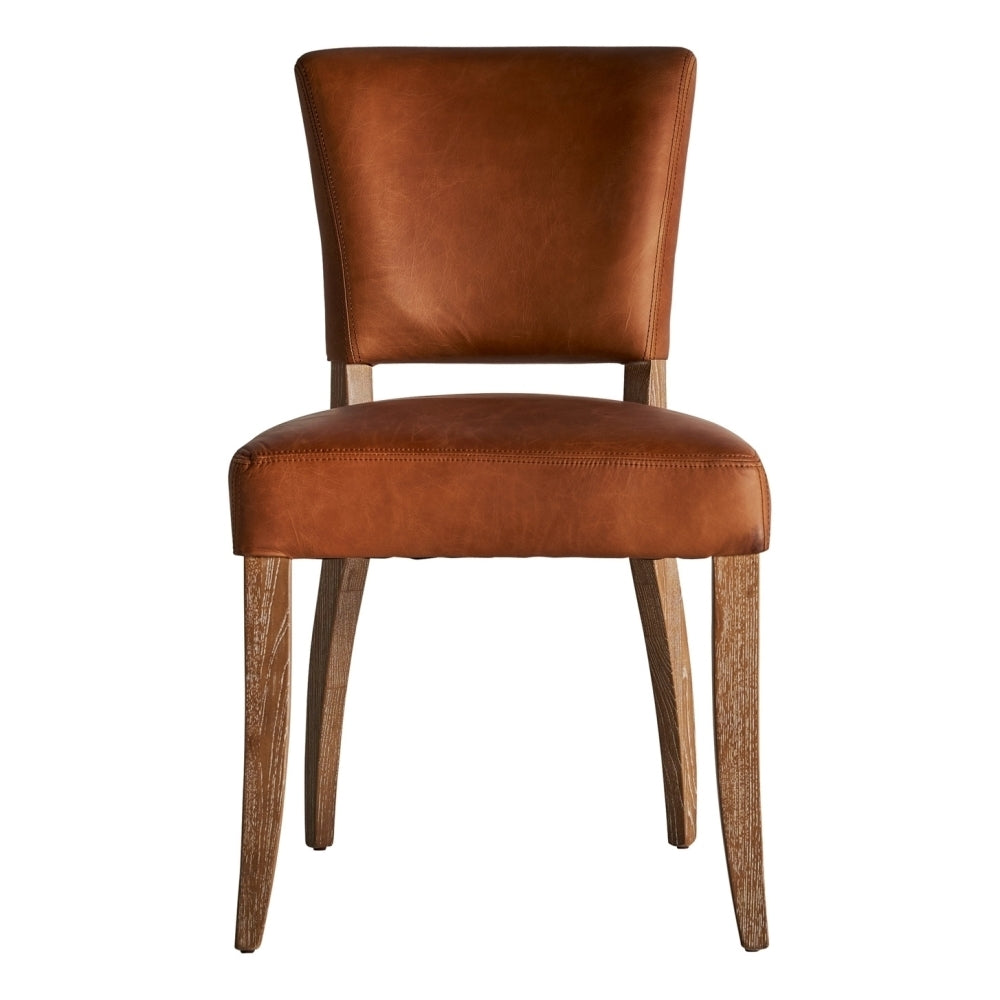 Sedia stile vintage pelle