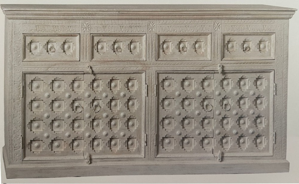 Buffet indiano intarsiato