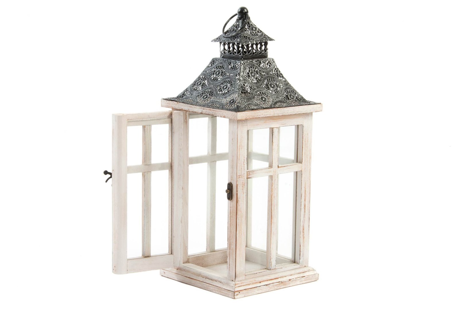 Set 2 lanterne etniche legno