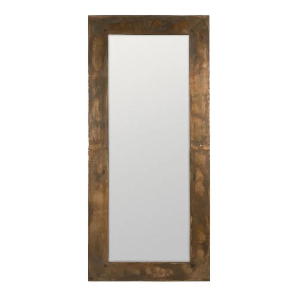 Specchio rettangolare rame anticato