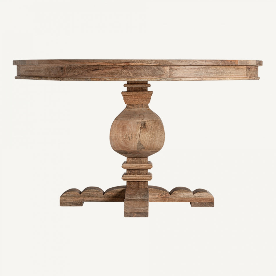 Tavolo tondo rustico chic