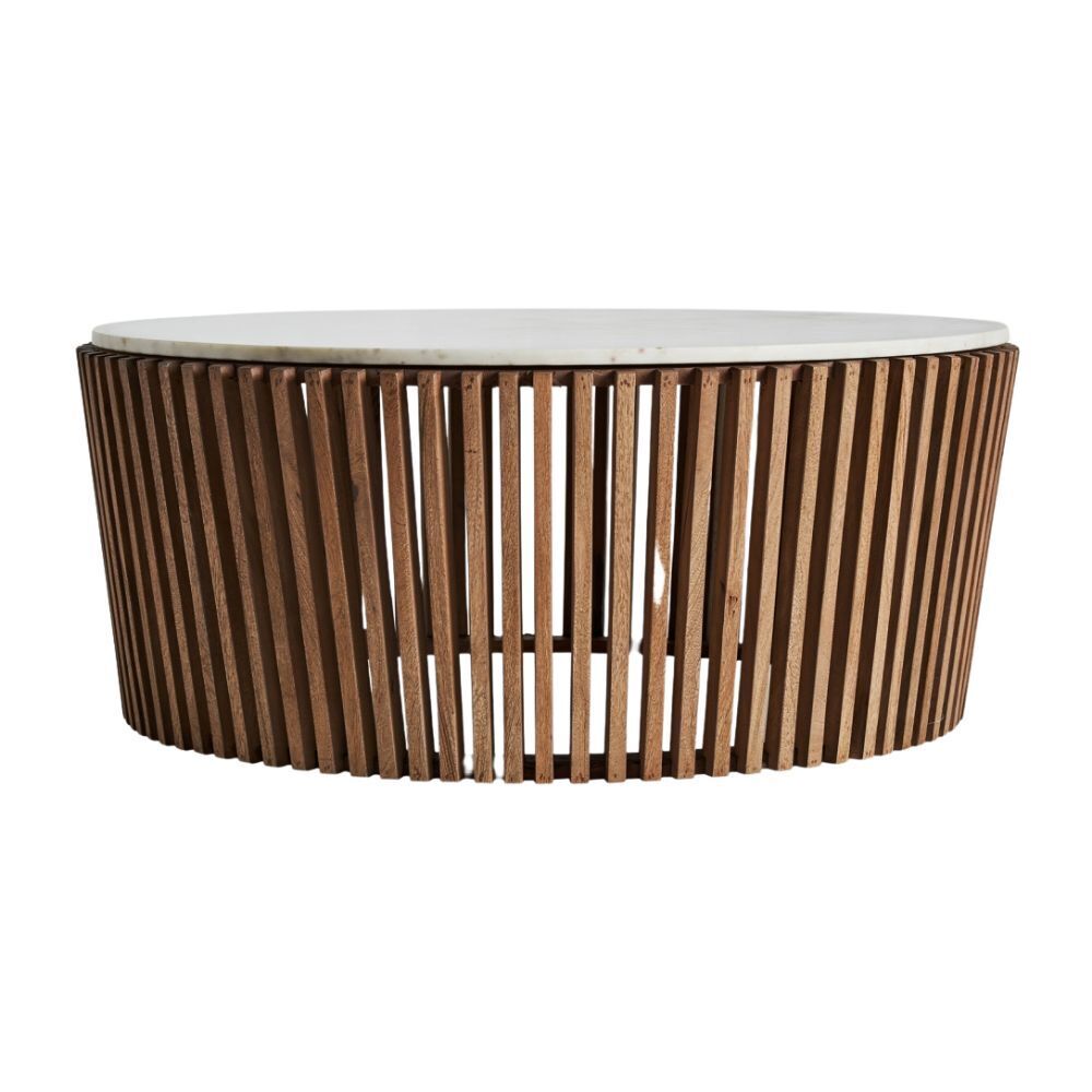 Tavolino living rotondo