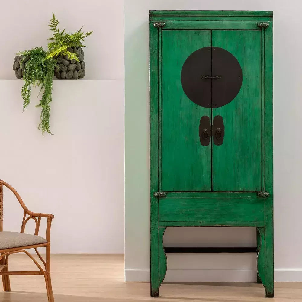Armadio cinese verde