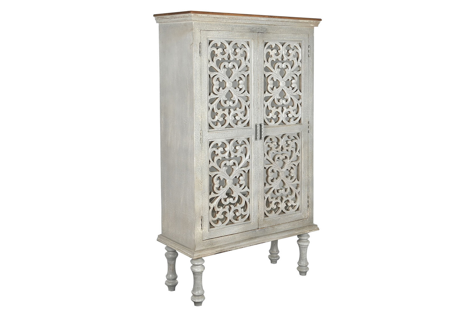 Armadio orientale grigio shabby