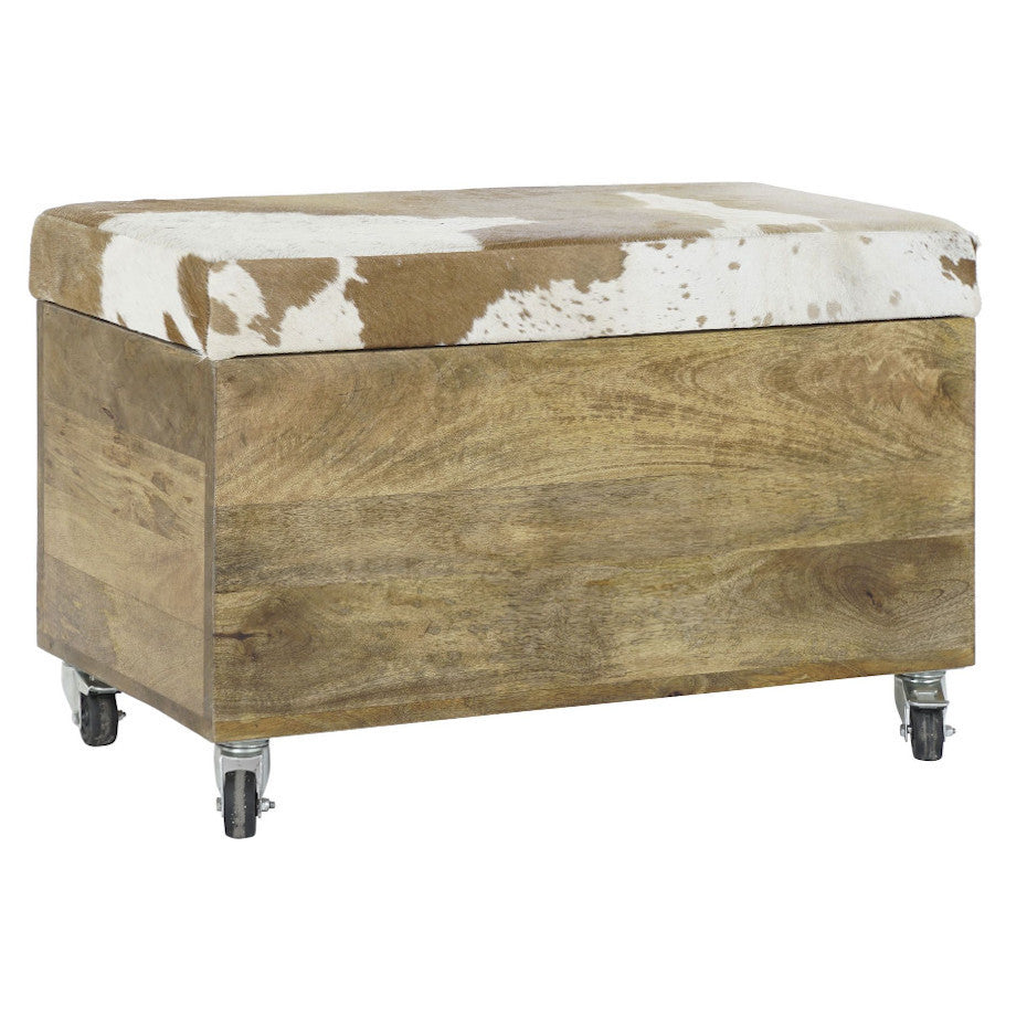 Baule Jungle legno pelle