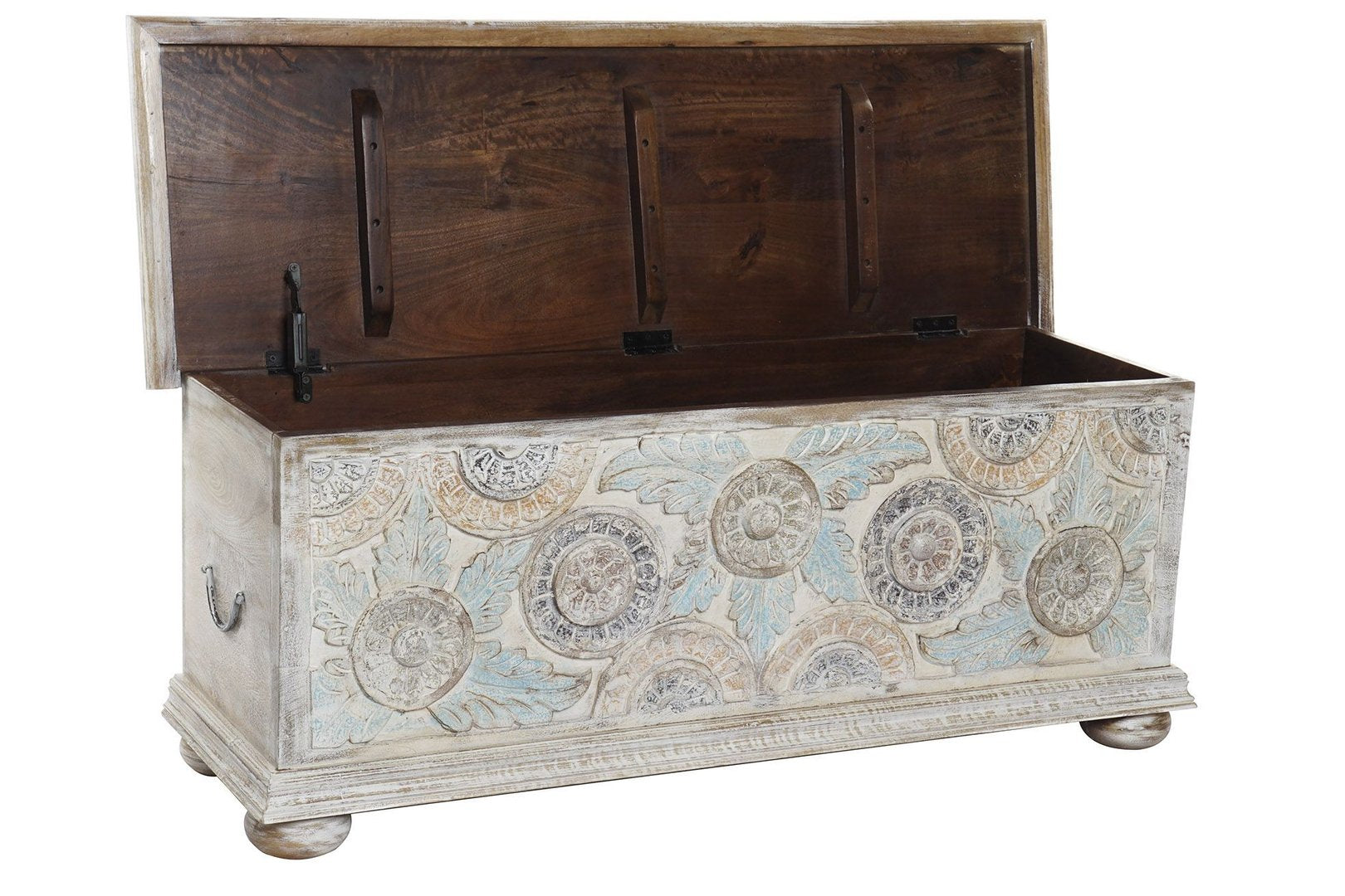 Baule panca orientale legno