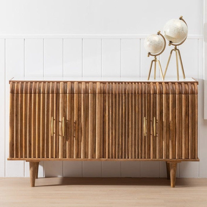 Mobile buffet vintage chic con marmo