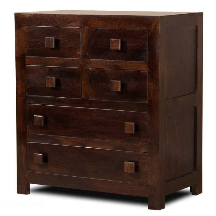 Cassettiera etnica in legno