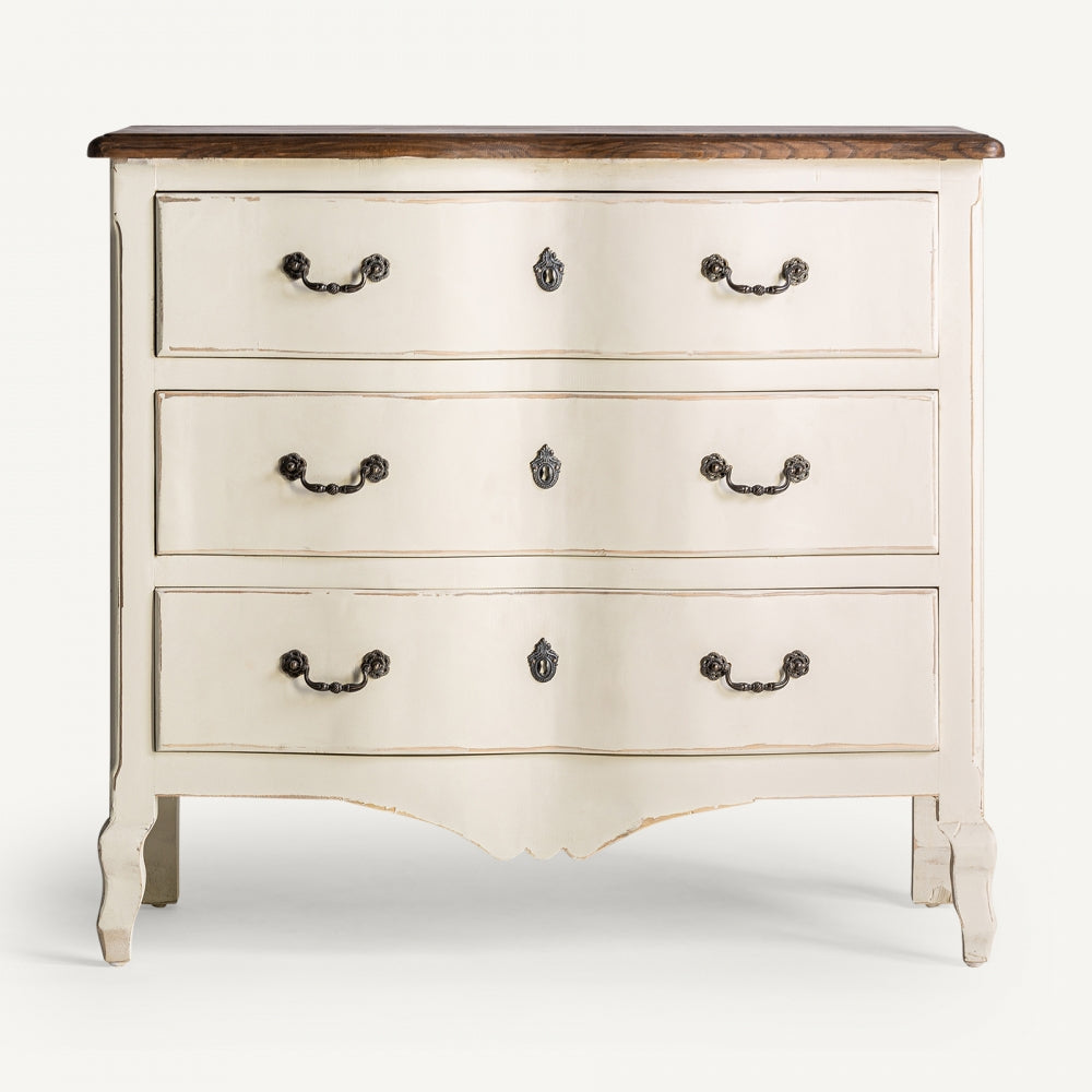 Cassettiera decapata provenzale