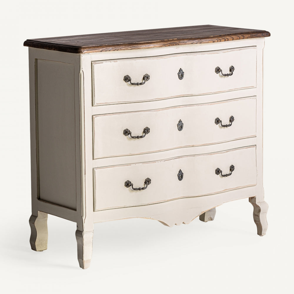 Cassettiera decapata provenzale