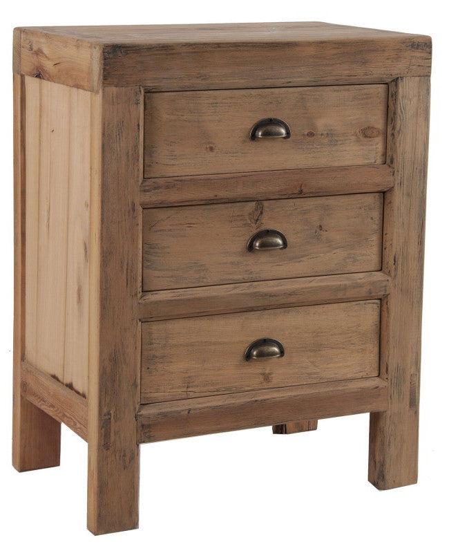 Comodino legno massiccio