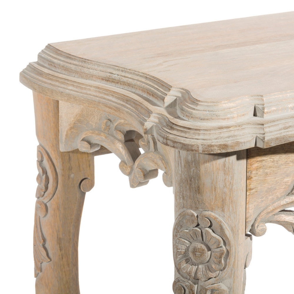 Consolle provenzale intagliata