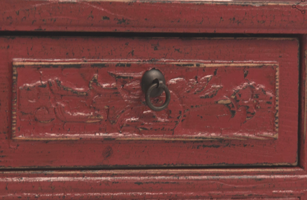 Consolle etnica orientale anticata