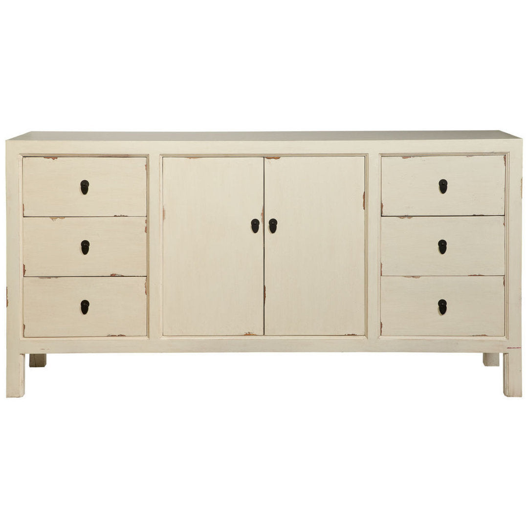 Buffet etnico cinese bianco crema