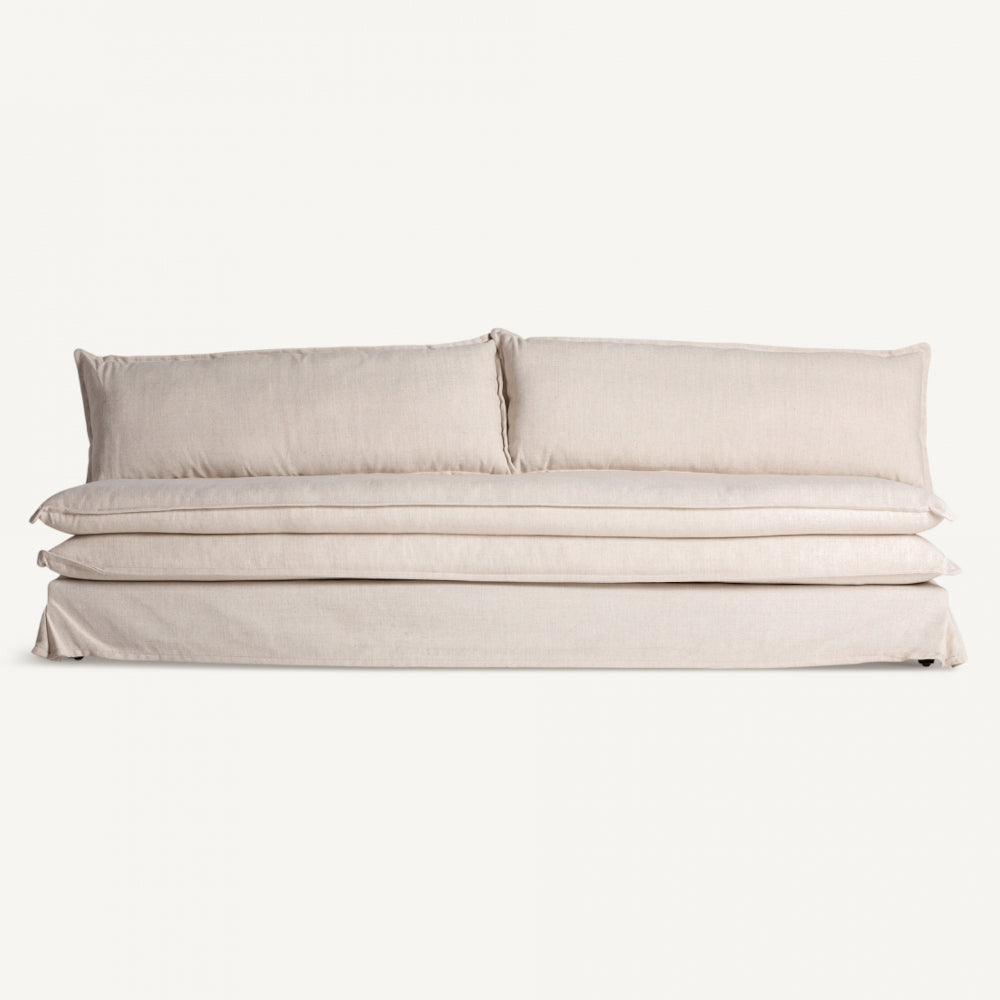 Divano sofà nordico bianco grezzo