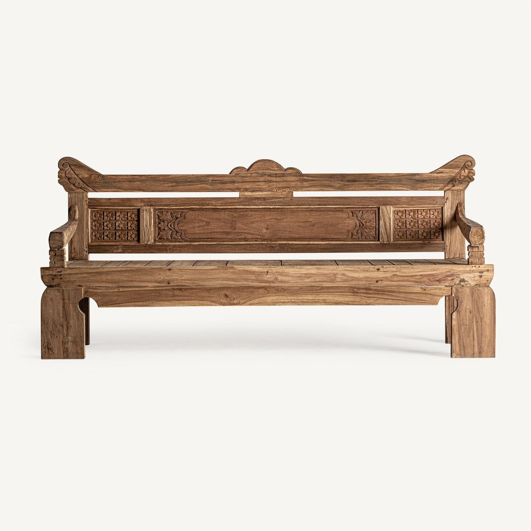 Divano letto in legno massello teak
