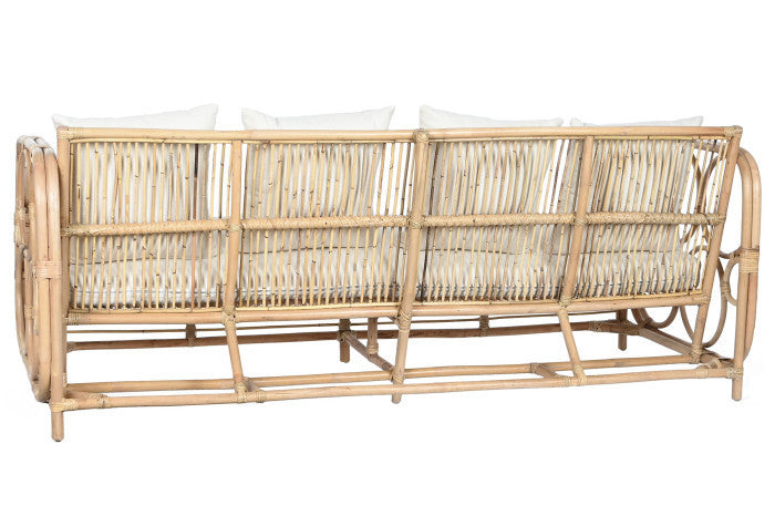 Divano etnico bamboo e rattan