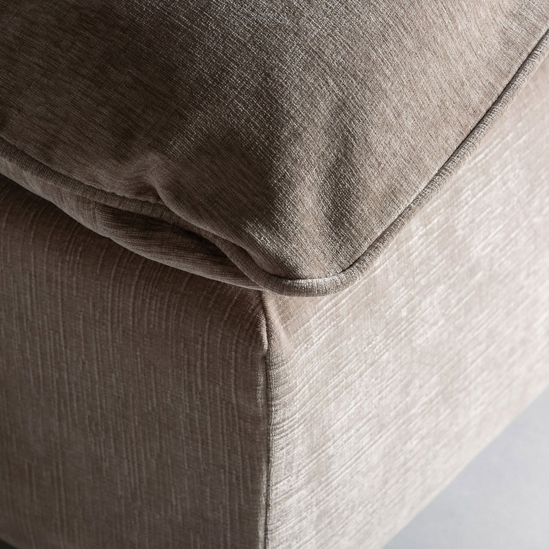 Modulo sofà componibile grigio chiaro